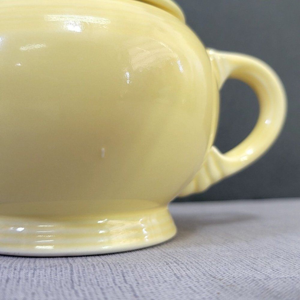 Fiestaware My First Fiesta HLC Yellow Child's Teapot & Lid 2 Cup Retired - Picture 5 of 13